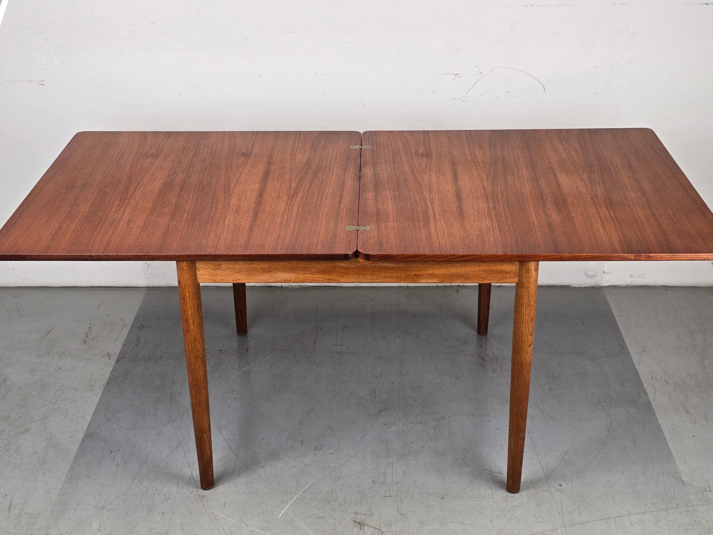 DÄNISCH TEAK ESSTISCH esszimmer tisch schreibtisch auszieh holz vintage 1960er