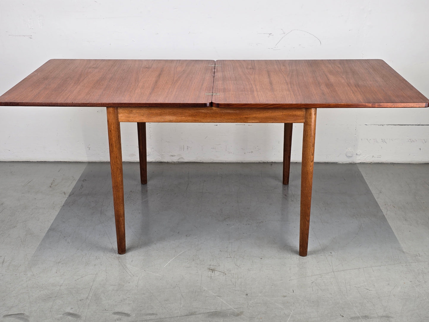 DÄNISCH TEAK ESSTISCH esszimmer tisch schreibtisch auszieh holz vintage 1960er