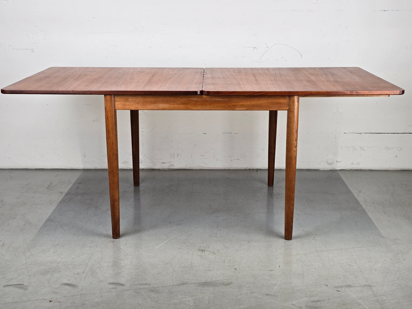 DÄNISCH TEAK ESSTISCH esszimmer tisch schreibtisch auszieh holz vintage 1960er