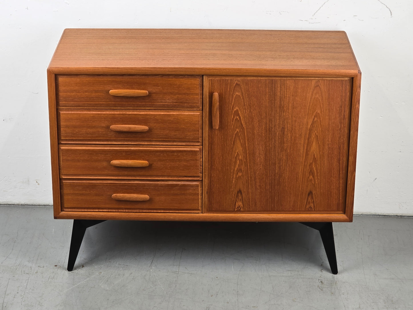 DÄNISCH TEAK SIDEBOARD vintage kommode retro tv board mid century schubladen