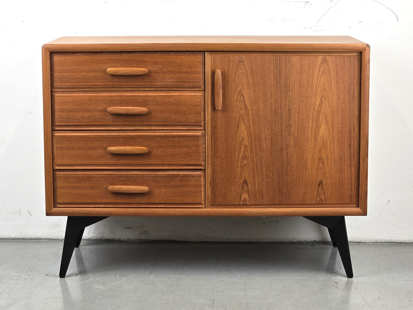 DÄNISCH TEAK SIDEBOARD vintage kommode retro tv board mid century schubladen