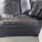 DE SEDE DS70 SOFA leder couch garnitur echtleder dunkelblau vintage 3Sitzer
