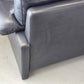 DE SEDE DS70 SOFA leder couch garnitur echtleder dunkelblau vintage 3Sitzer