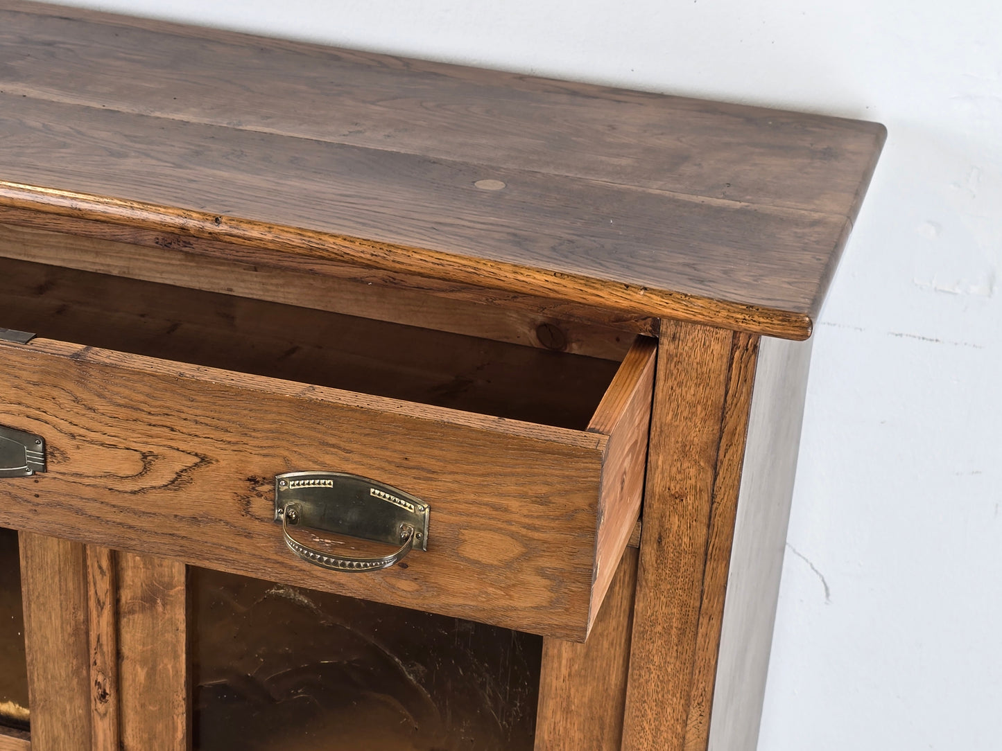 ANTIK VERTIKO eiche jugendstil kommode schrank holz vollholz vintage braun