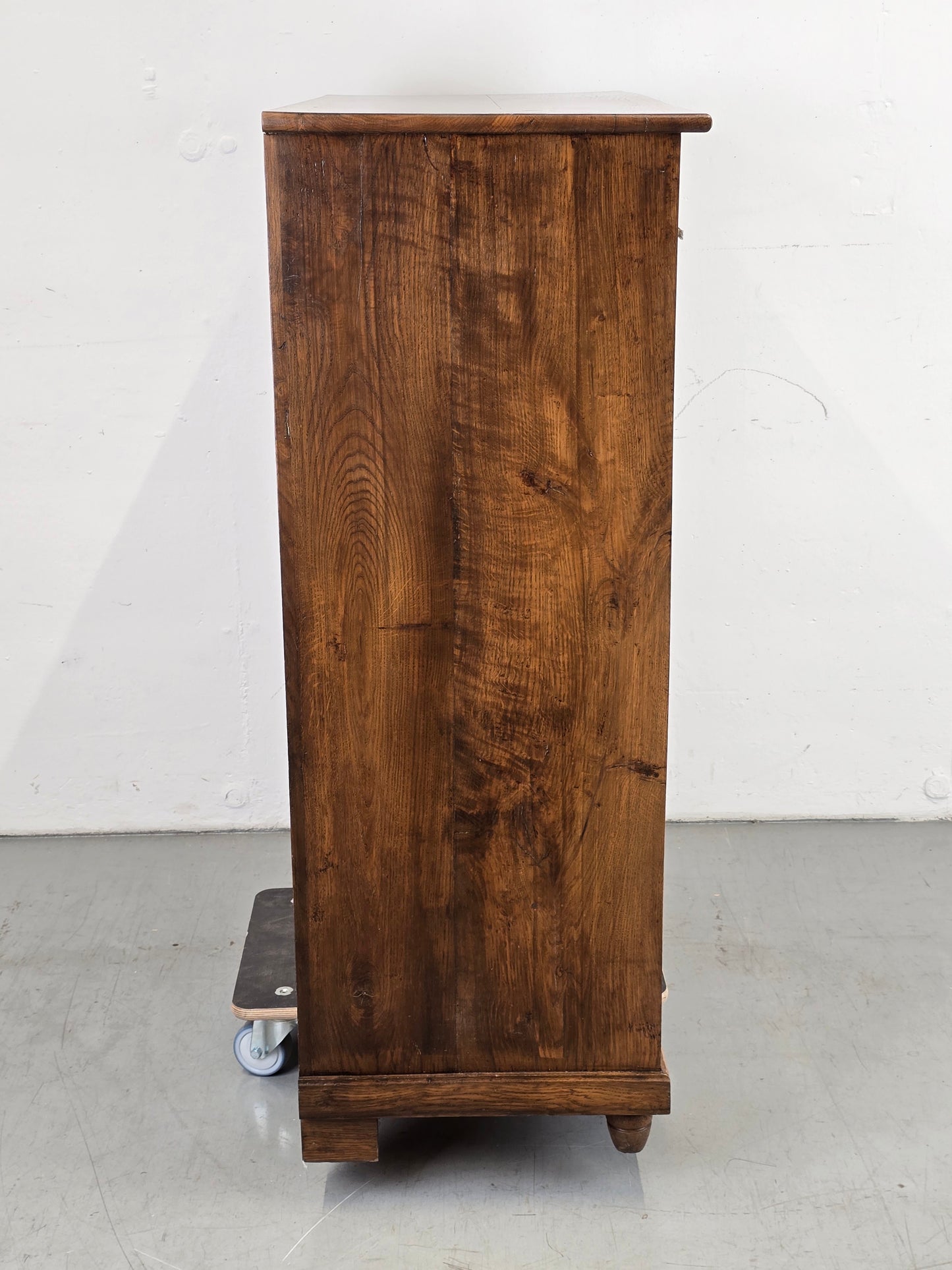 ANTIK VERTIKO eiche jugendstil kommode schrank holz vollholz vintage braun