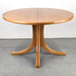 MID CENTURY ESSTISCH tisch holz nussbaum vintage ausziehbar tafel rund