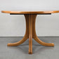 MID CENTURY ESSTISCH tisch holz nussbaum vintage ausziehbar tafel rund