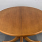 MID CENTURY ESSTISCH tisch holz nussbaum vintage ausziehbar tafel rund