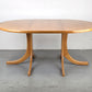 MID CENTURY ESSTISCH tisch holz nussbaum vintage ausziehbar tafel rund