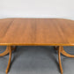 MID CENTURY ESSTISCH tisch holz nussbaum vintage ausziehbar tafel rund