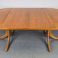 MID CENTURY ESSTISCH tisch holz nussbaum vintage ausziehbar tafel rund