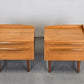 VINTAGE 2ER SET NACHTTISCHE nachttisch holz 1960er schlafzimmer tisch kommode