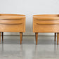 VINTAGE 2ER SET NACHTTISCHE nachttisch holz 1960er schlafzimmer tisch kommode