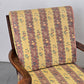 VINTAGE OMA SESSEL holz tv stuhl blumen muster armchair retro antik