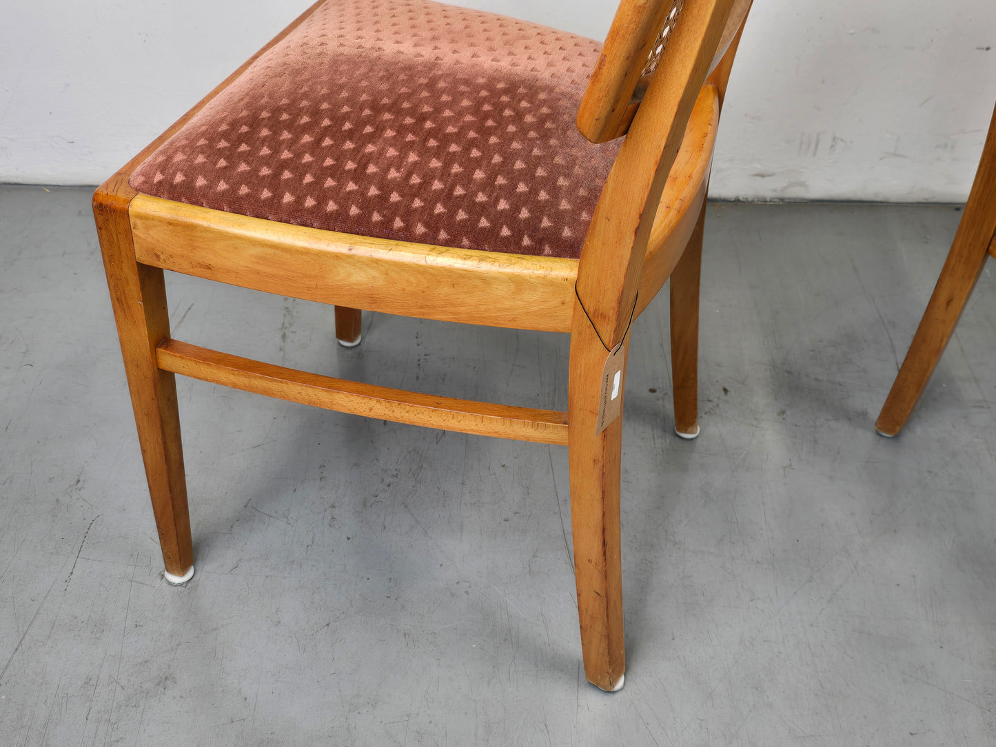 VINTAGE STÜHLE esszimmer küche esstisch stuhl wiener geflecht altrosa