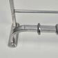 MID CENTURY GARDEROBE vintage metall alu haken hutablage wagon zug