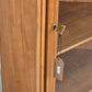 VINTAGE ECKVITRINE vitrine eckschrank eckkommode holz antik eck