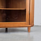 VINTAGE ECKVITRINE vitrine eckschrank eckkommode holz antik eck