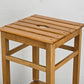VINTAGE HOCKER stuhl holz esstischc esszimmer küche 1960er mid century