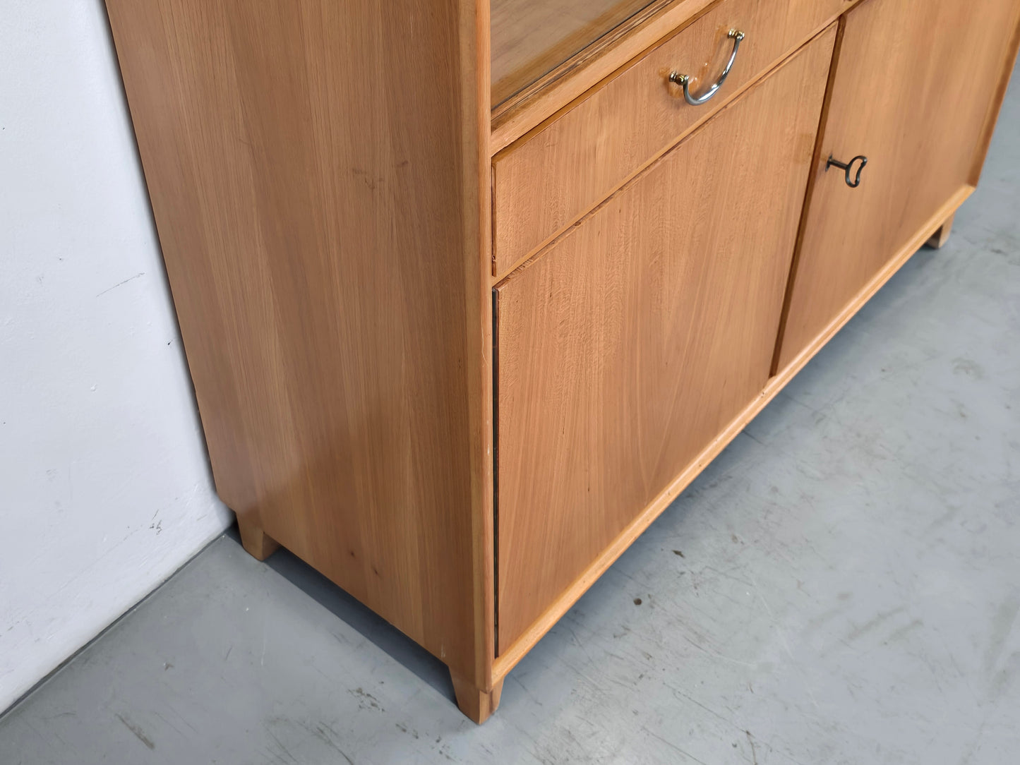 MUSTERRING VITRINENSCHRANK vitrine schrank kommode holz rüster vintage