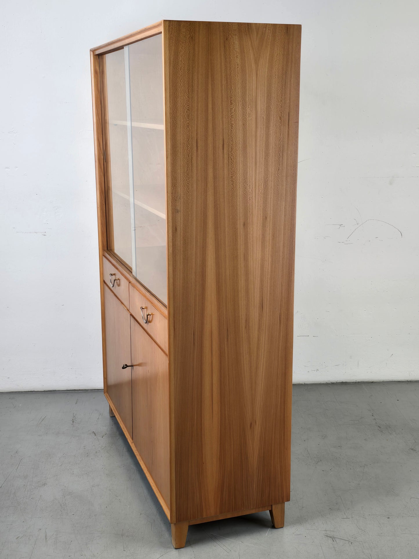 MUSTERRING VITRINENSCHRANK vitrine schrank kommode holz rüster vintage