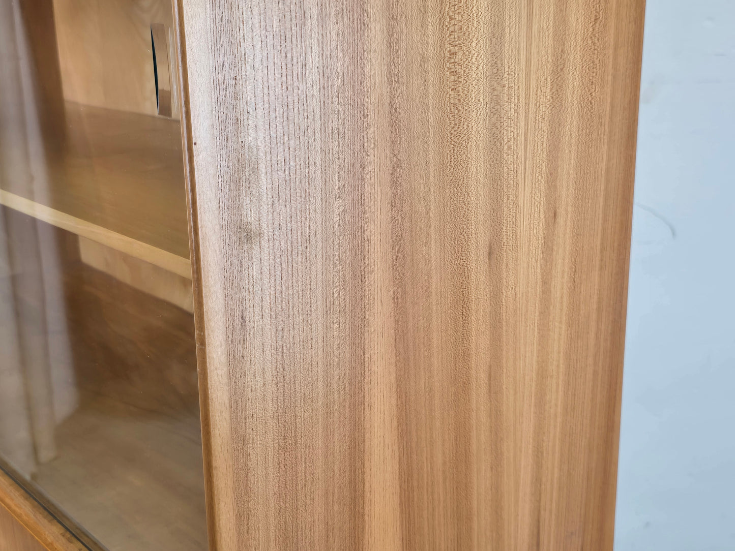 MUSTERRING VITRINENSCHRANK vitrine schrank kommode holz rüster vintage