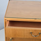 VINTAGE NACHTTISCH tisch schlafzimmer bett holz rüster kommödchen