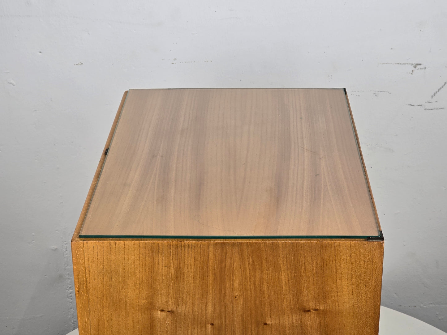 VINTAGE NACHTTISCH tisch schlafzimmer bett holz rüster kommödchen
