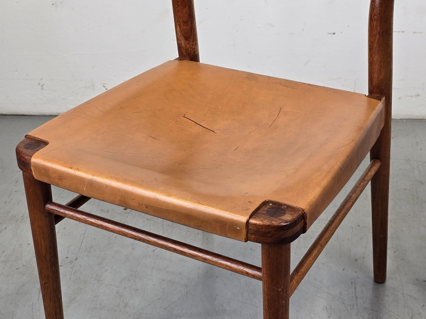 GEORG LEOWALD STUHL stühle esszimmer küche vintage teak esstisch mid century