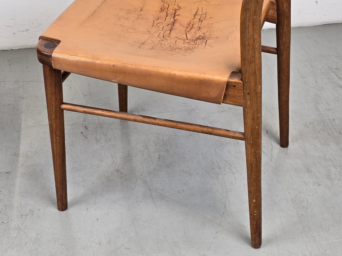 GEORG LEOWALD STUHL stühle esszimmer küche vintage teak esstisch mid century