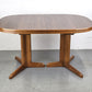 VINTAGE NUSSBAUM ESSTISCH esszimmer tisch holz ausziehbar tafel