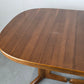 VINTAGE NUSSBAUM ESSTISCH esszimmer tisch holz ausziehbar tafel