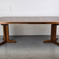 VINTAGE NUSSBAUM ESSTISCH esszimmer tisch holz ausziehbar tafel