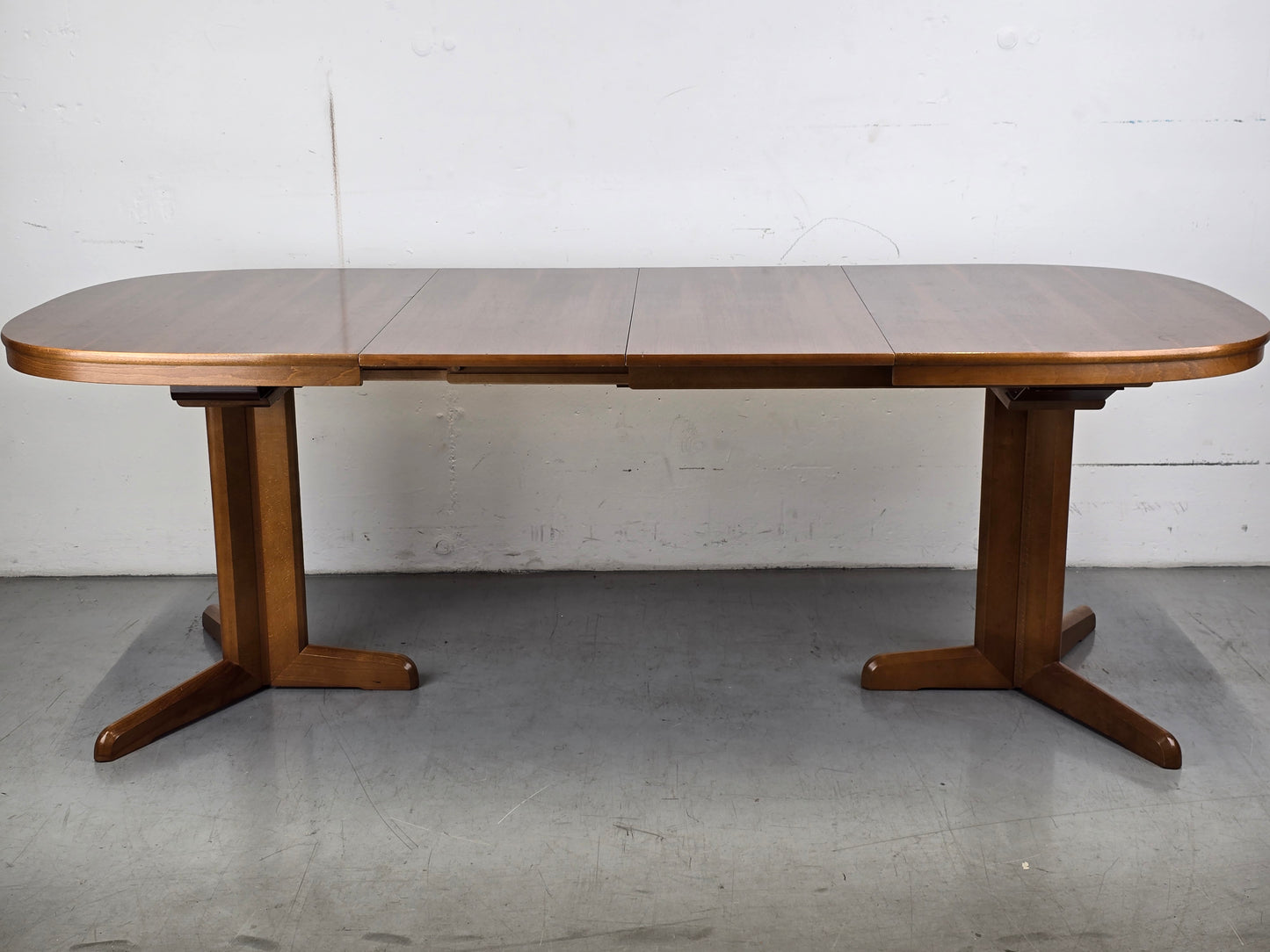 VINTAGE NUSSBAUM ESSTISCH esszimmer tisch holz ausziehbar tafel