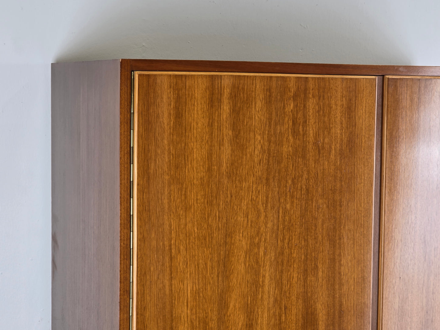 WK MÖBEL KLEIDERSCHRANK holz schrank kommode vintage garderobe 1950er mid century