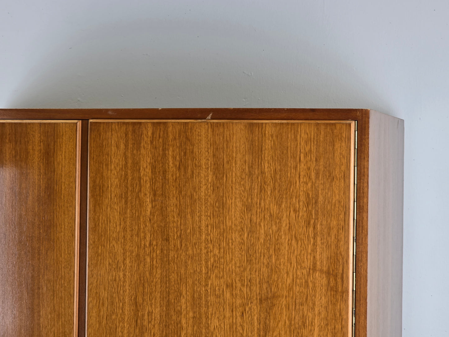 WK MÖBEL KLEIDERSCHRANK holz schrank kommode vintage garderobe 1950er mid century