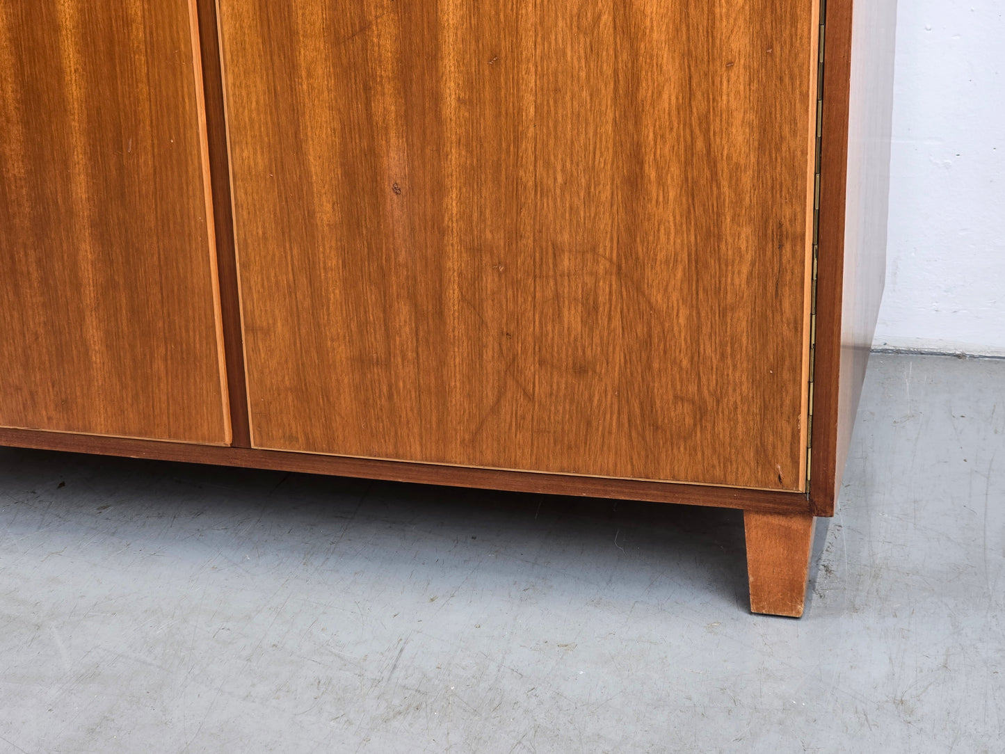 WK MÖBEL KLEIDERSCHRANK holz schrank kommode vintage garderobe 1950er mid century
