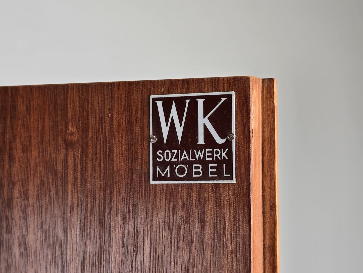WK MÖBEL KLEIDERSCHRANK holz schrank kommode vintage garderobe 1950er mid century