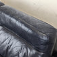 DE SEDE DS70 SOFA leder couch garnitur echtleder dunkelblau vintage 2Sitzer