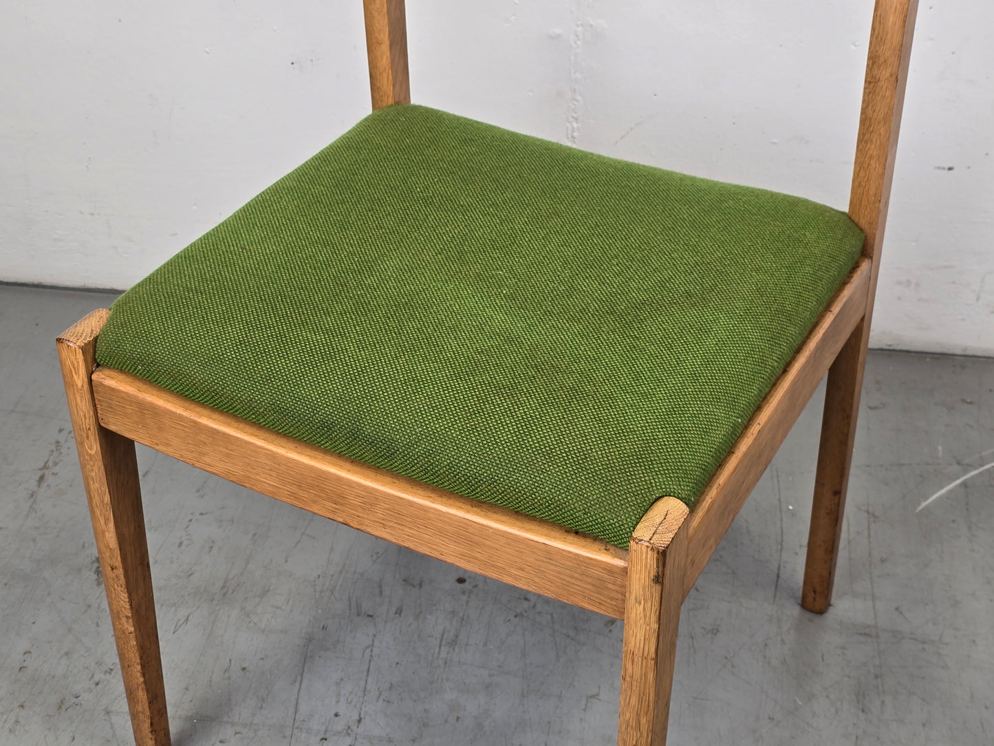 VINTAGE STUHL holz grün 1960er ddr retro küche esstisch esszimmer