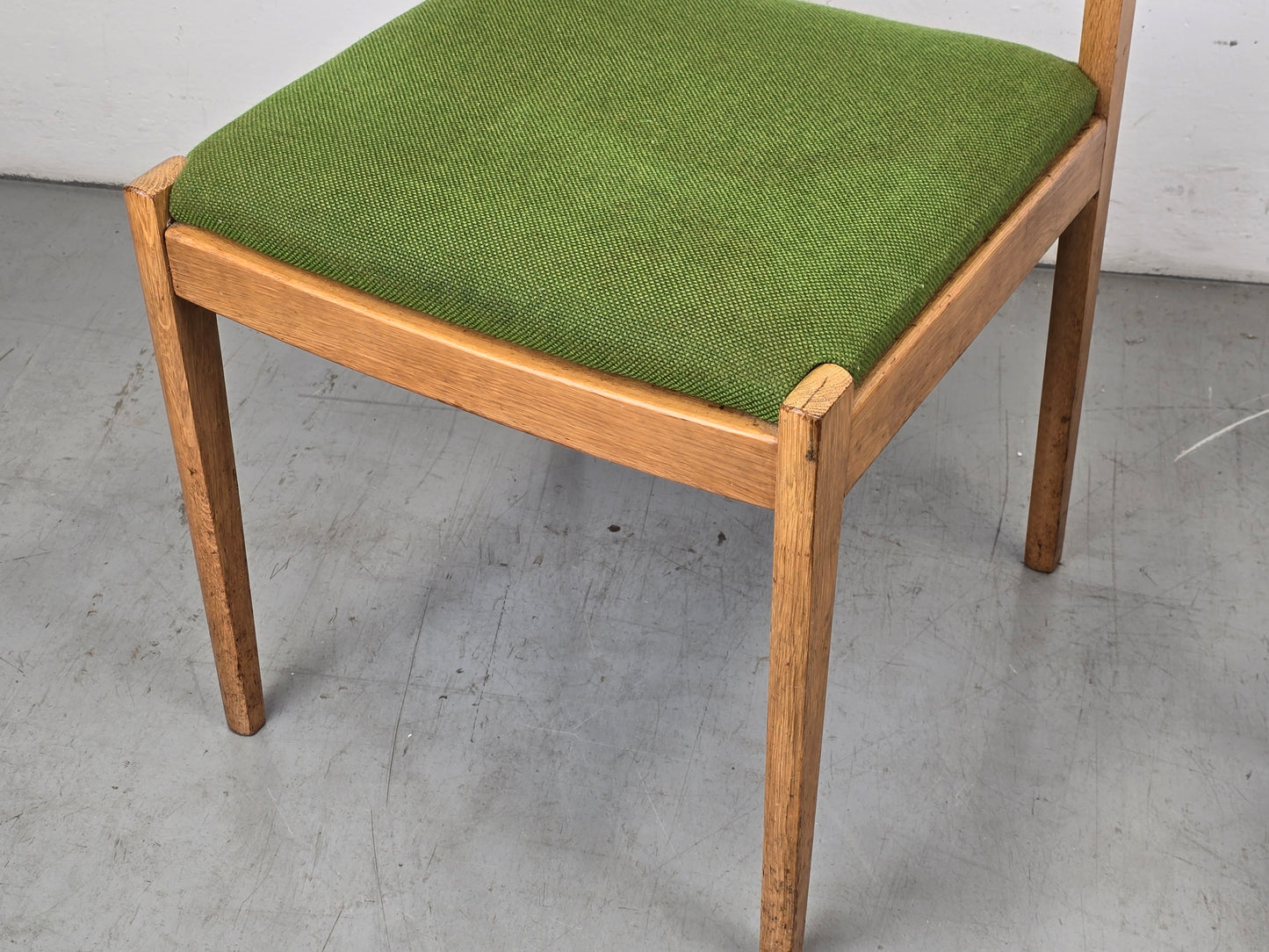 VINTAGE STUHL holz grün 1960er ddr retro küche esstisch esszimmer