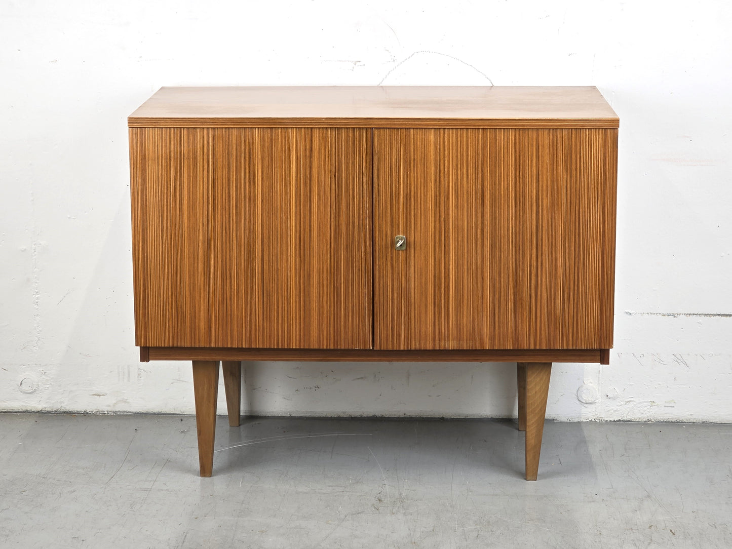 ZEBRANO SIDEBOARD tv board kommode holz vintage mid century 1960er