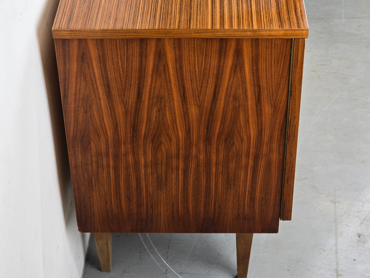 ZEBRANO SIDEBOARD tv board kommode holz vintage mid century 1960er