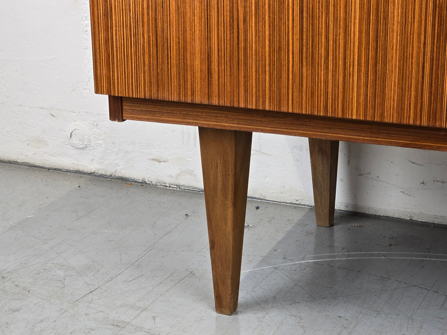 ZEBRANO SIDEBOARD tv board kommode holz vintage mid century 1960er