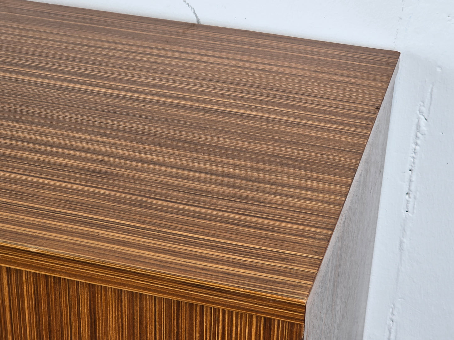 ZEBRANO SIDEBOARD tv board kommode holz vintage mid century 1960er