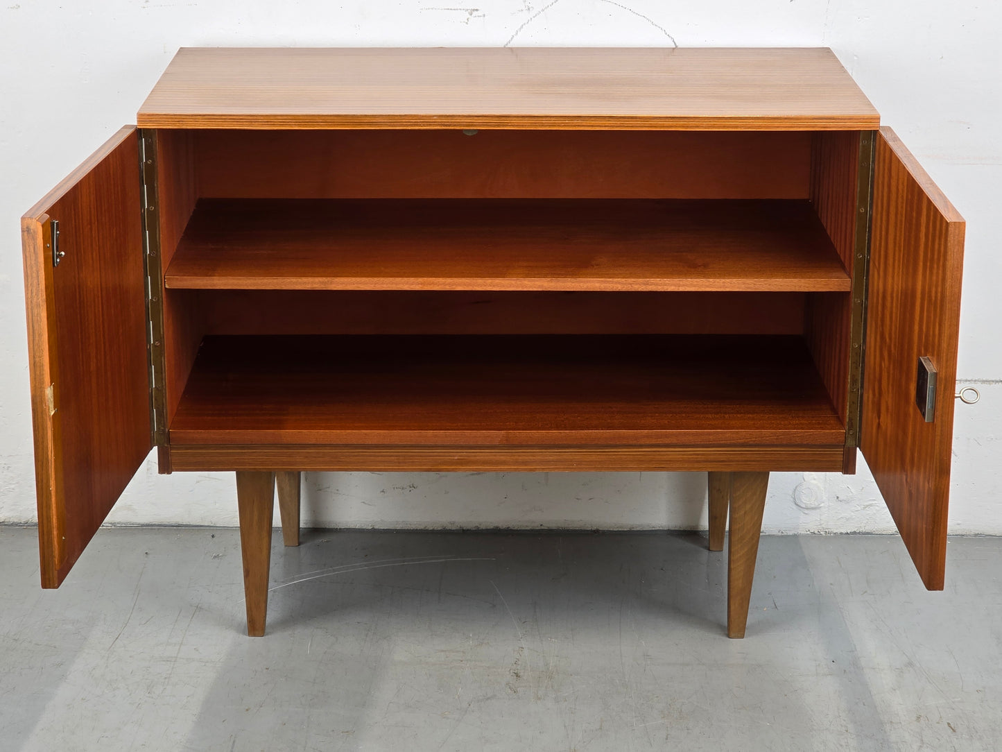 ZEBRANO SIDEBOARD tv board kommode holz vintage mid century 1960er