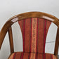VINTAGE ARMCHAIR stuhl esstisch esszimmer küche armlehnen rot