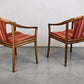 VINTAGE ARMCHAIR stuhl esstisch esszimmer küche armlehnen rot
