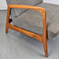 KNOLL ANTIMOTT SESSEL grau holz vintage tv stuhl 1960er retro