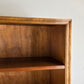 VINTAGE REGAL bücher holz nussbaum schrank bücherregal büro aktenschrank 1950er